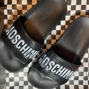 Brand New MOSCHINO SLIDES!!!